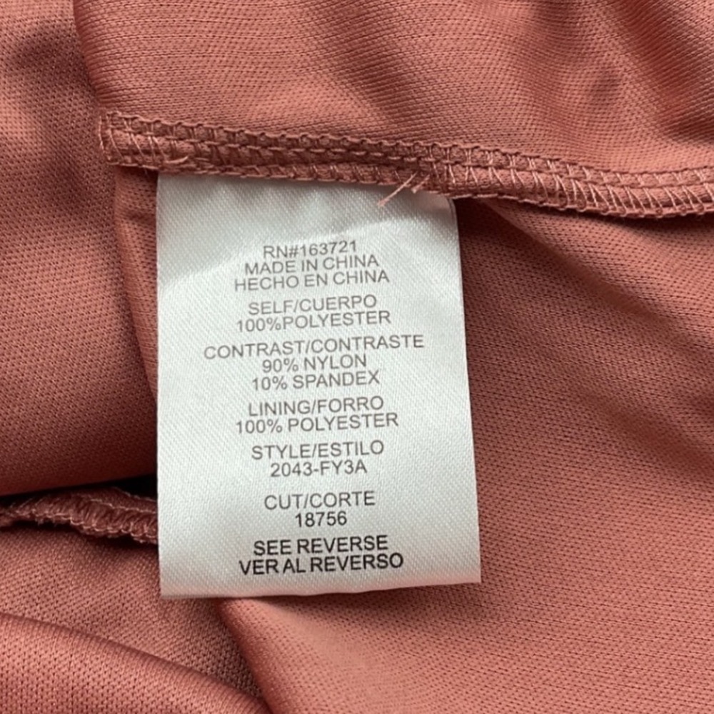 Seni & Cade Women Blush Rose Pink Tiered Lace Midi Dress NWT Size S 2043-FY3A - Picture 7 of 11